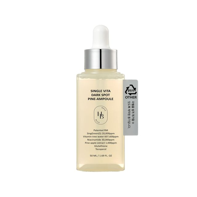 HEVEBLUE Single Vitamin Dark Spot Pine Ampoule 1 skincare-kbeauty-glowtime-heveblues single dark spot pine ampoule