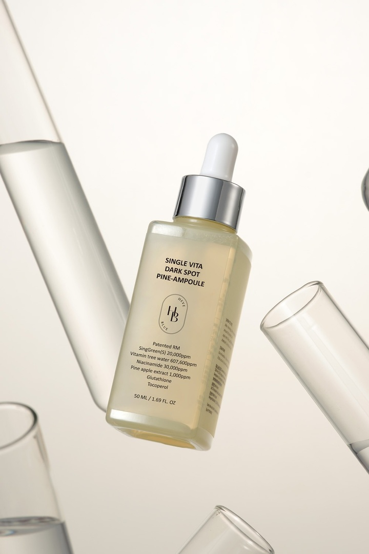 HEVEBLUE Single Vitamin Dark Spot Pine Ampoule 2 skincare-kbeauty-glowtime-heveblues single dark spot pine ampoule