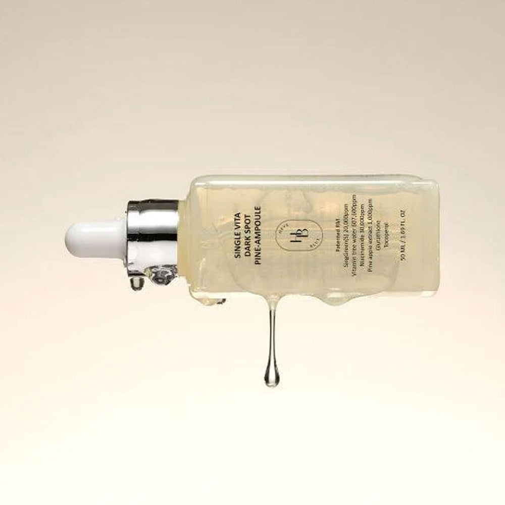 HEVEBLUE Single Vitamin Dark Spot Pine Ampoule 3 skincare-kbeauty-glowtime-heveblues single dark spot pine ampoule