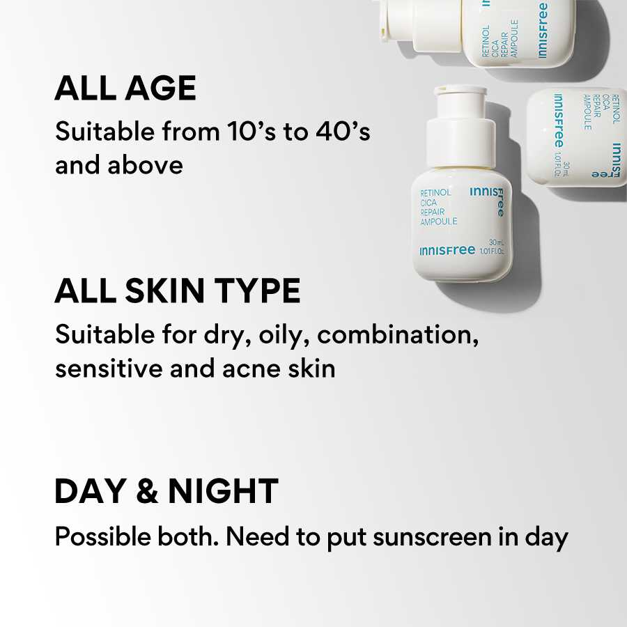 INNISFREE Retinol Cica Repair Ampoule 7 skincare-kbeauty-glowtime-innisfree retinol cica repair ampoule