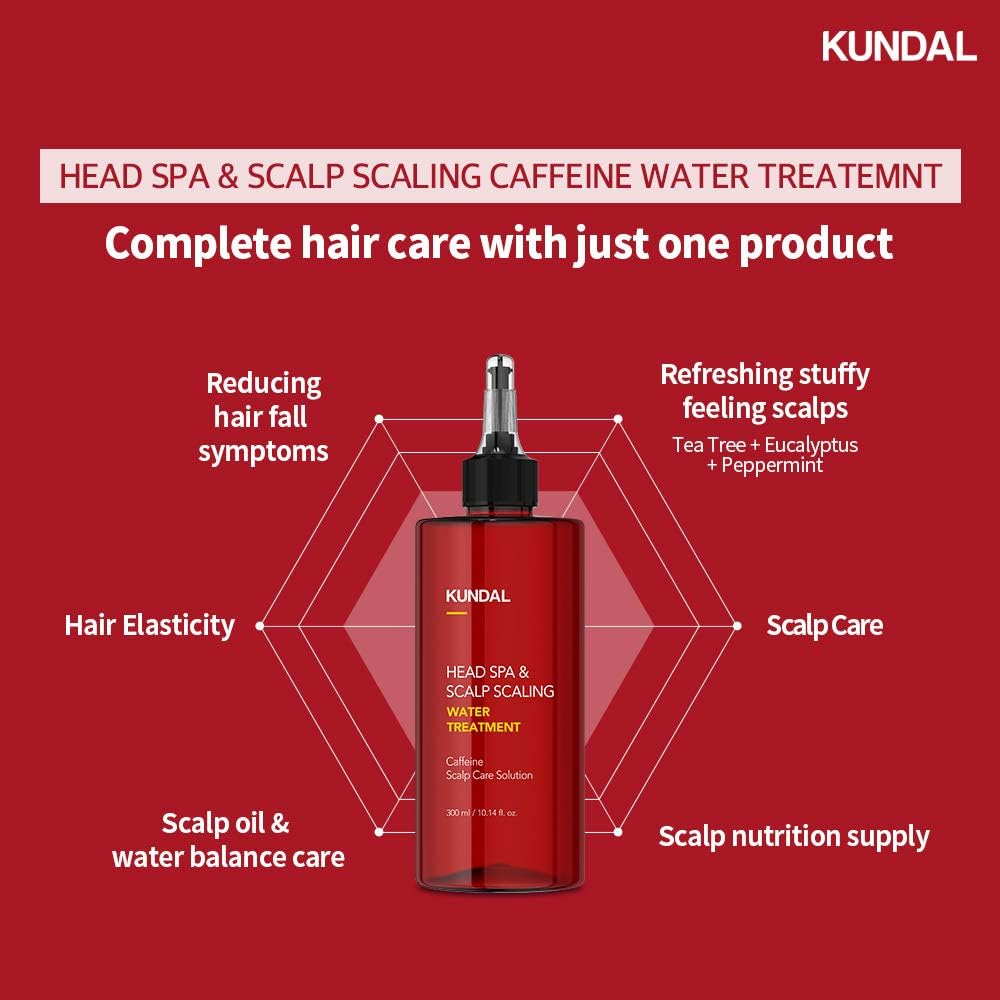 KUNDAL Head Spa and Scalp scaling caffeine water treatment 3 skincare-kbeauty-glowtime-kundal head spa and scalp scaling caffeine water treatment