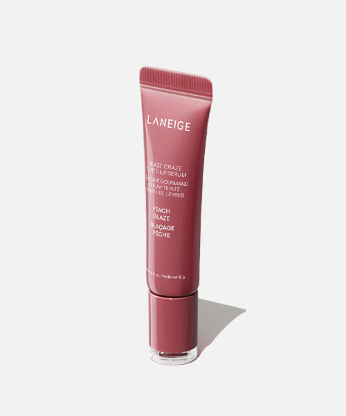 LANEIGE Glaze Crazy Tinted Lip Serum Peach Glaze 2 skincare-kbeauty-glowtime-laneige glaze crazy tinted lip serum peach glaze