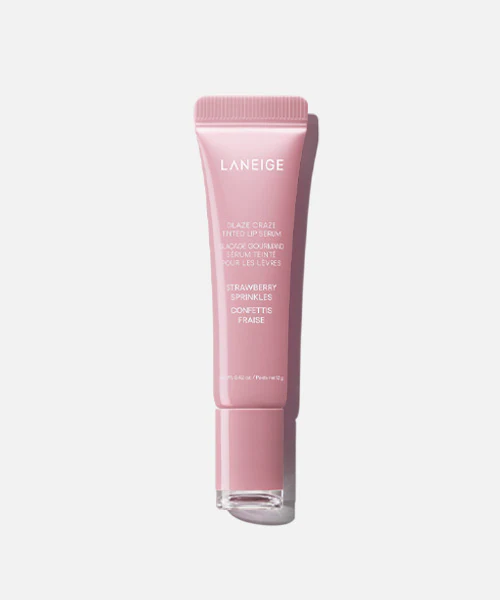 LANEIGE Glaze Crazy Tinted Lip Serum Stawberry Sprinkles 1 skincare-kbeauty-glowtime-laneige glaze creazy tinted lip serum strawberry sprinkles