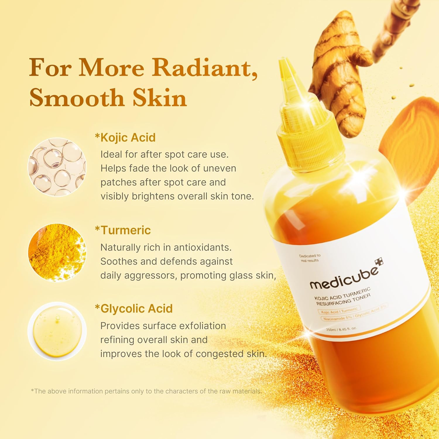 MEDICUBE Kojic Acid Turmeric Resurfacing Toner 4 skincare-kbeauty-glowtime-medicube kojic acid turmeric resurfacing toner