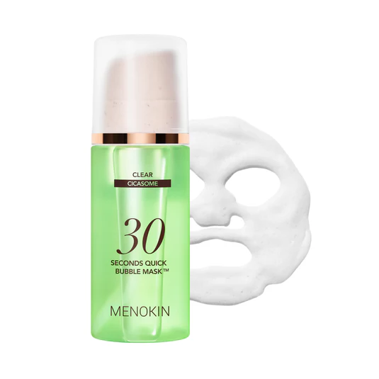 MENOKIN 30 Seconds Quick Bubble Mask Clear 1 skincare-kbeauty-glowtime-menokin 30 seconds quick bubble mask clear