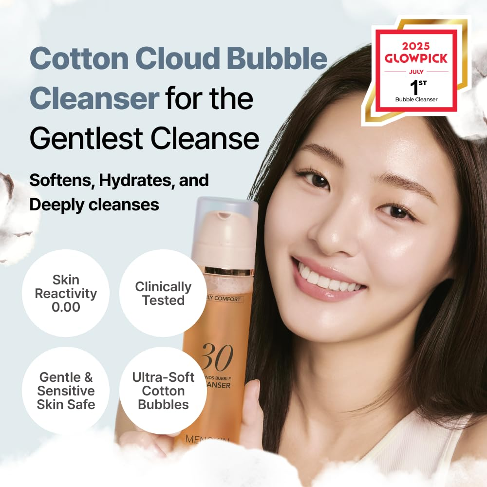 MENOKIN 30 seconds Bubble Cleanser daily comfort 2 skincare-kbeauty-glowtime-menokin 30 seconds bubble cleaner daily comfort