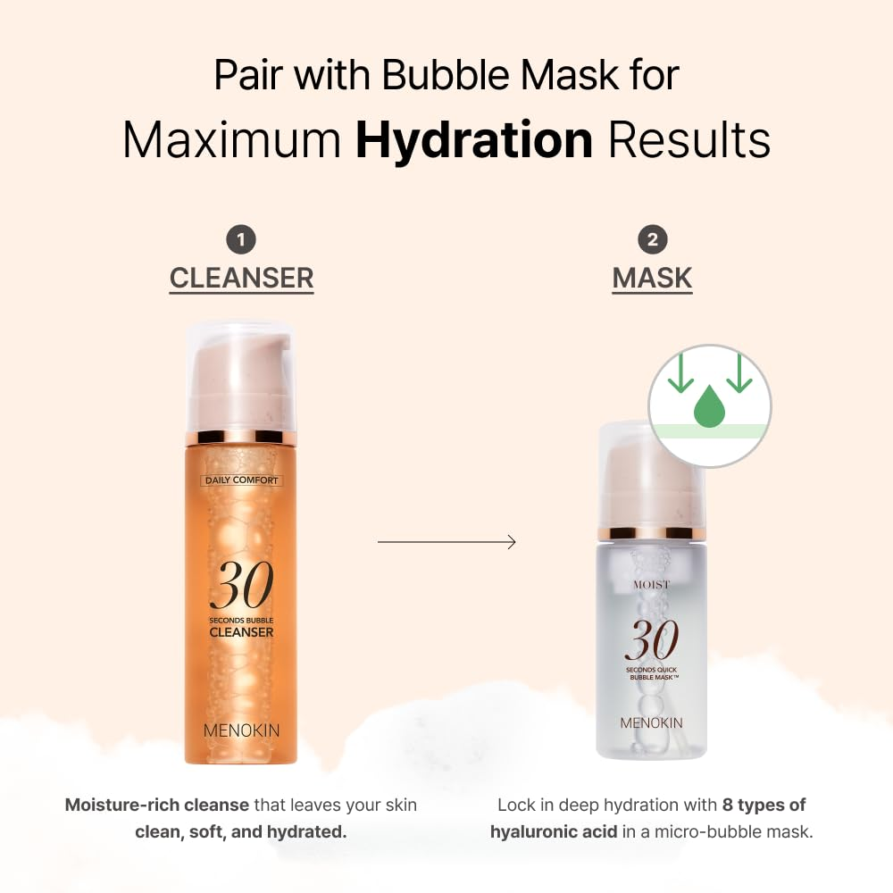 MENOKIN 30 seconds Bubble Cleanser daily comfort 8 skincare-kbeauty-glowtime-menokin 30 seconds bubble cleaner daily comfort