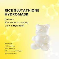 PODL Rice Glutathione Hydromask 2 skincare-kbeauty-glowtime-podl rice glutathione hydromask