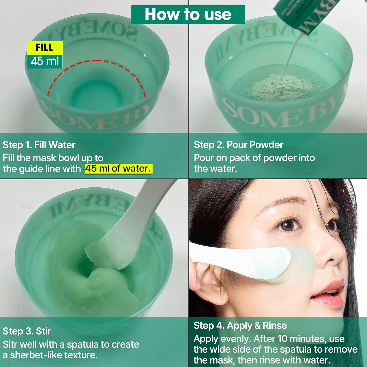 SOME BY MI PDRN Spirulina Sherbet mask set 9 skincare-kbeauty-glowtime-some by mi PDRN Spirulina sherbet mask set