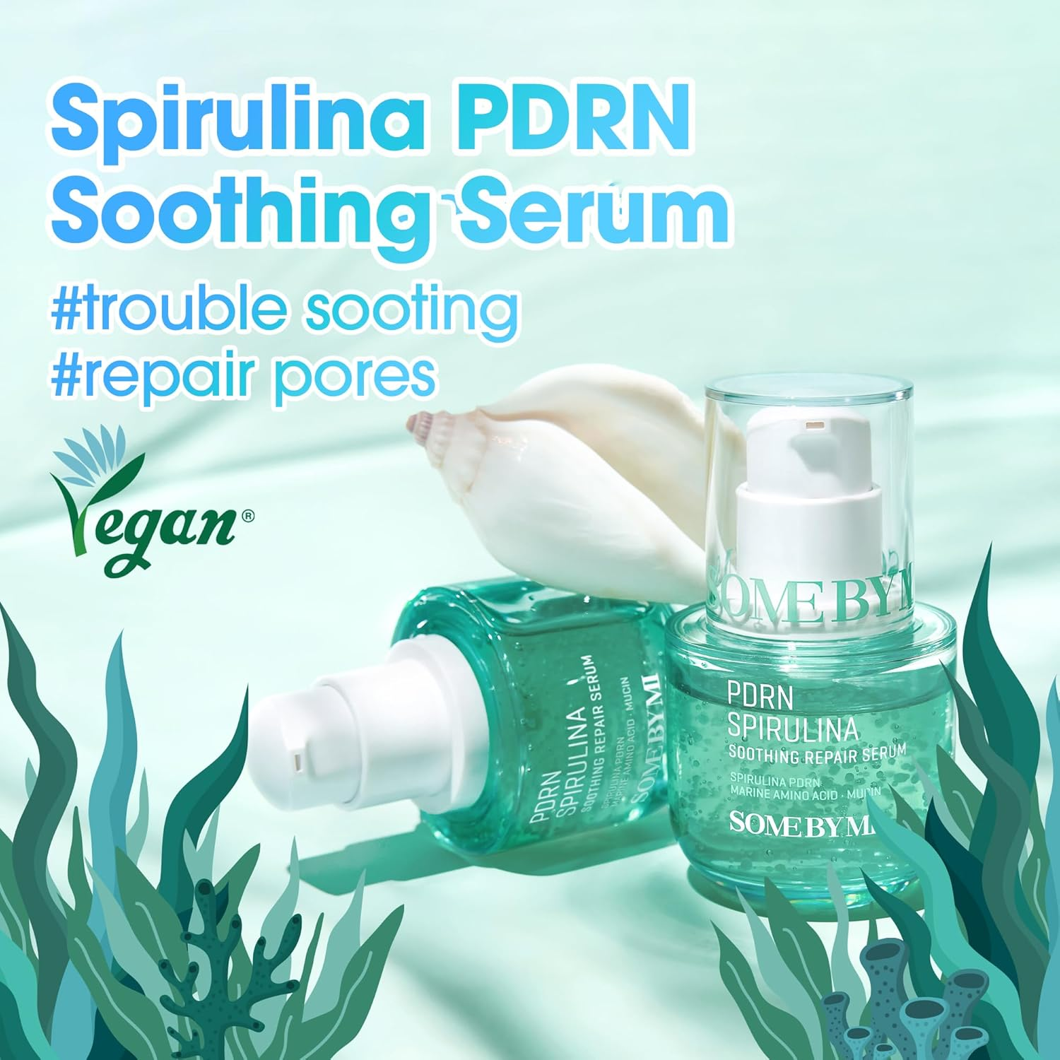 SOME BY MI PDRN Spirulina Soothing Repair Serum 4 skincare-kbeauty-glowtime-pdrn spirulina soothing repair serum