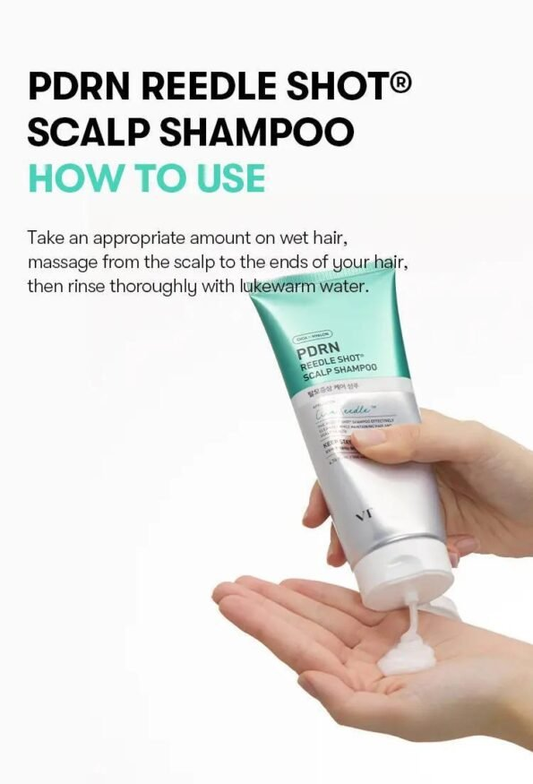 VT COSMETICS PDRN Reedle Shot Scalp Shampoo 3 skincare-kbeauty-glowtime-vt cosmetics pdrn reedle shot scalp shampoo
