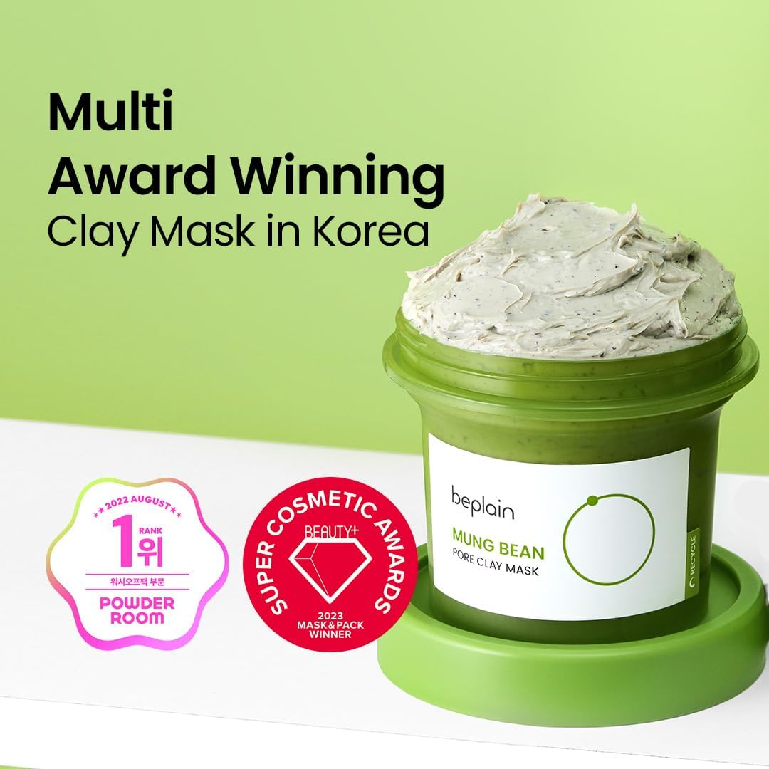 BEPLAIN Mung Bean Pore Clay Mask 3 skincare-kbeauty-glowtime-beplain mung bean pore clay mask