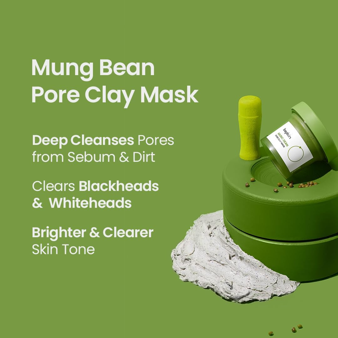BEPLAIN Mung Bean Pore Clay Mask 7 skincare-kbeauty-glowtime-beplain mung bean pore clay mask