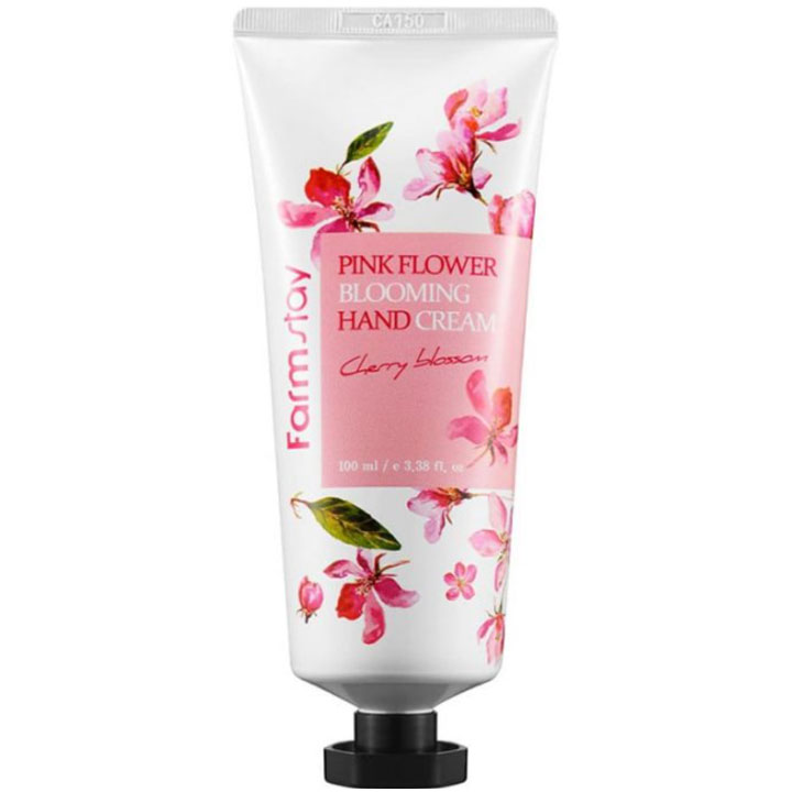 skincare-kbeauty-glowtime-fram stay pink blooking hand cream cherry blossom