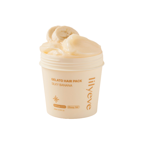 LILYEVE Turn Gelato Hair pack Silky Banana 1 skincare-kbeauty-glowtime-lilyeve turn gelato hair pack