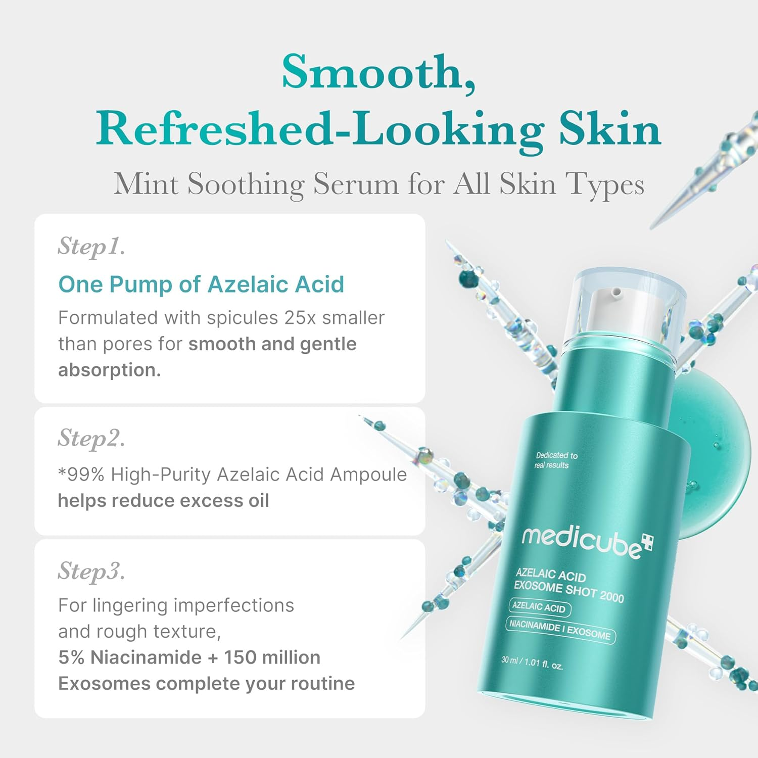 MEDICUBE Azelaic ACid Exosome Shot 2000 3 skincare-kbeauty-glowtime-medicube azelaic acid exosome shot 2000