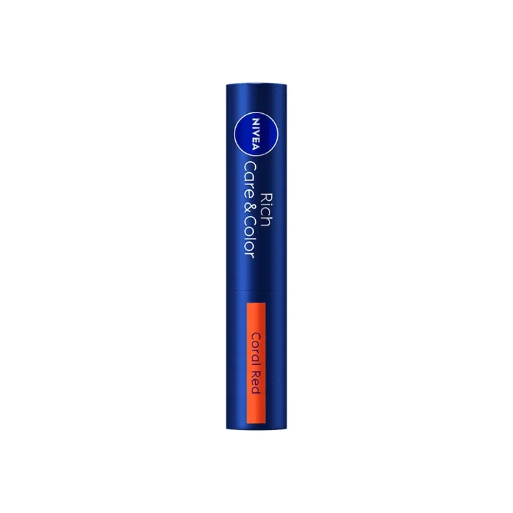 NIVEA Rich Care and Color Lip Balm Coral Red 1 skincare-kbeauty-glowtime-nivea rich care and color lip balm coral red