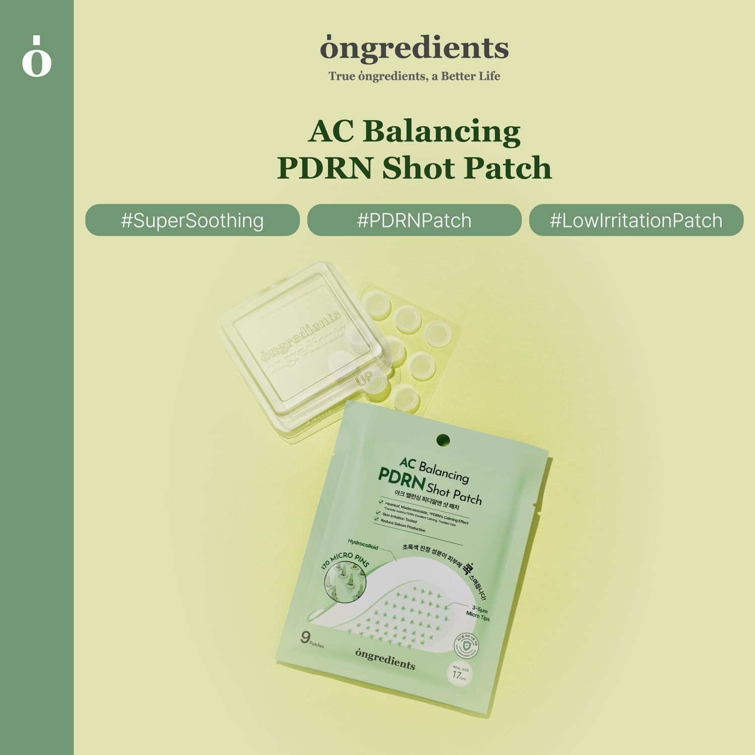 ONGREDIENTS AC Balancing PDRN Shot Patch 3 skincare-kbeauty-glowtime-ongredients ac balancing pdrn shot patch