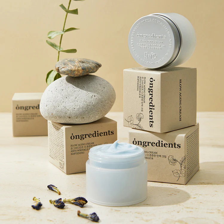 ONGREDIENTS Slow Aging Cream 8 skincare-kbeauty-glowtime-ongredients butterfly pea slow aging cream