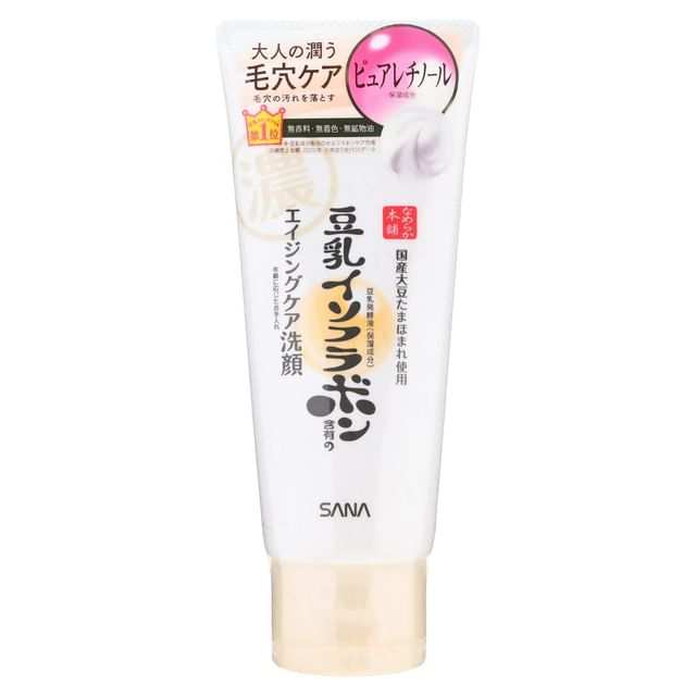 SANA Soy Milk Wrinkle care Cleansing Face Wash 1 skincare-kbeauty-glowtime-sana soy milk wrinkle care cleansing face wash