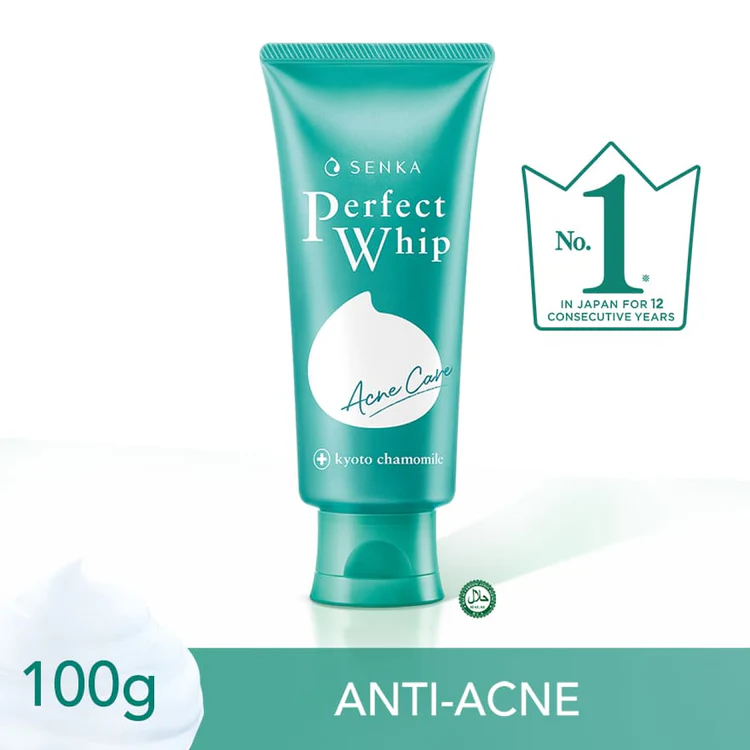 SENKA Perfect Whip Acne Care skincare-kbeauty-glowtime-shiseido senka perfect whip acne care beauty face foam