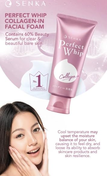 SENKA Perfect Whip Beauty Foam Collagen 5 skincare-kbeauty-glowtime-shiseido senka perfect whip beauty foam collagen