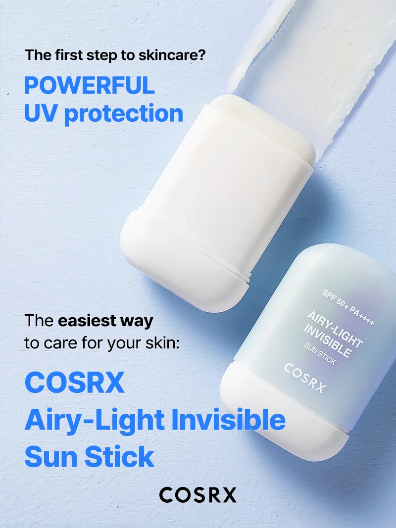 COSRX Airy Light Sun Stick 18 skincare-kbeauty-glowtime-cosrx airy light invisible sun stick