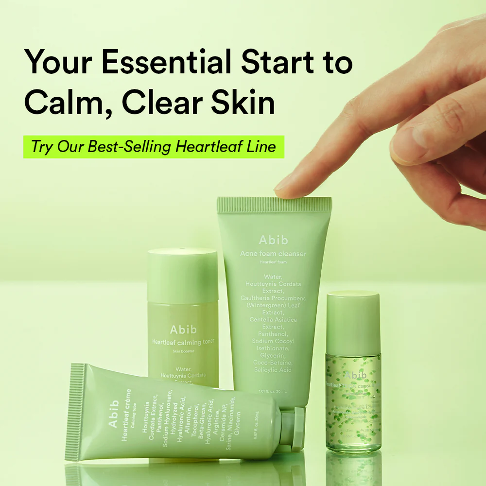 ABIB Heartleaf Trial Kit 4 skincare-kbeauty-glowtime-abib heartleaf trial