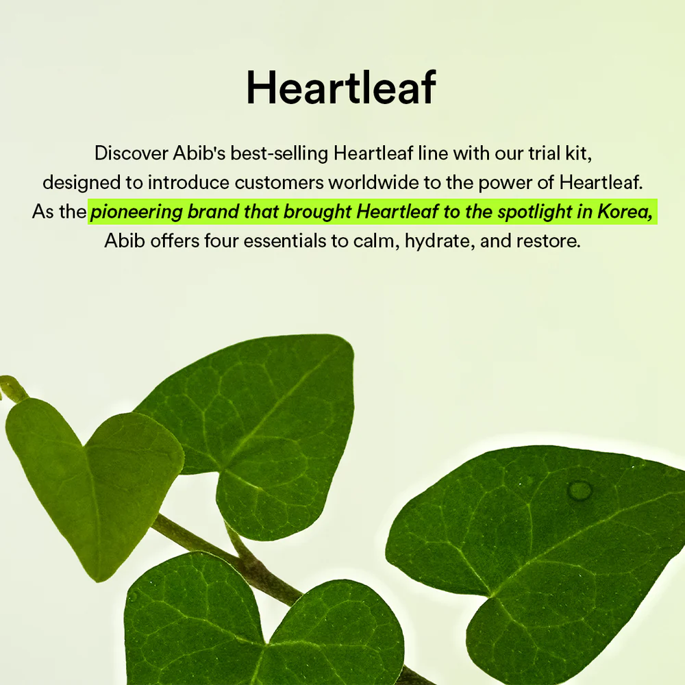 ABIB Heartleaf Trial Kit 5 skincare-kbeauty-glowtime-abib heartleaf trial