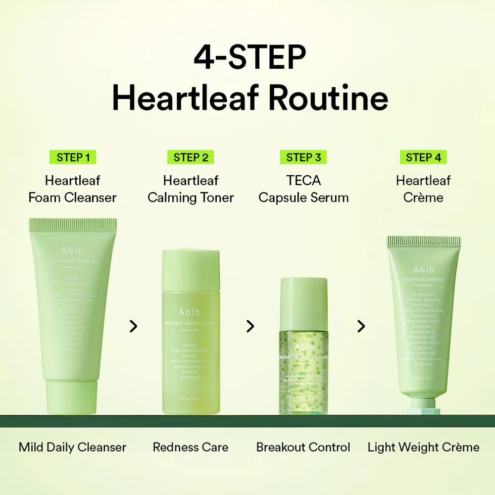 ABIB Heartleaf Trial Kit 6 skincare-kbeauty-glowtime-abib heartleaf trial