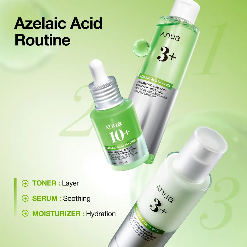 ANUA Azelaic Acid and Cica skin soothing moisturizer 7 skincare-kbeauty-glowtime-anua azelaic acid and cica skin soothing moisturizer