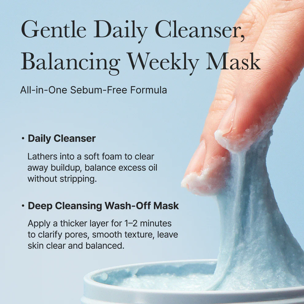 ARENCIA Fresh Blue Hyssop Rice Mochi Cleanser 5 skincare-kbeauty-glowtime-arencia fresh blue hyssop rice mochi cleanser