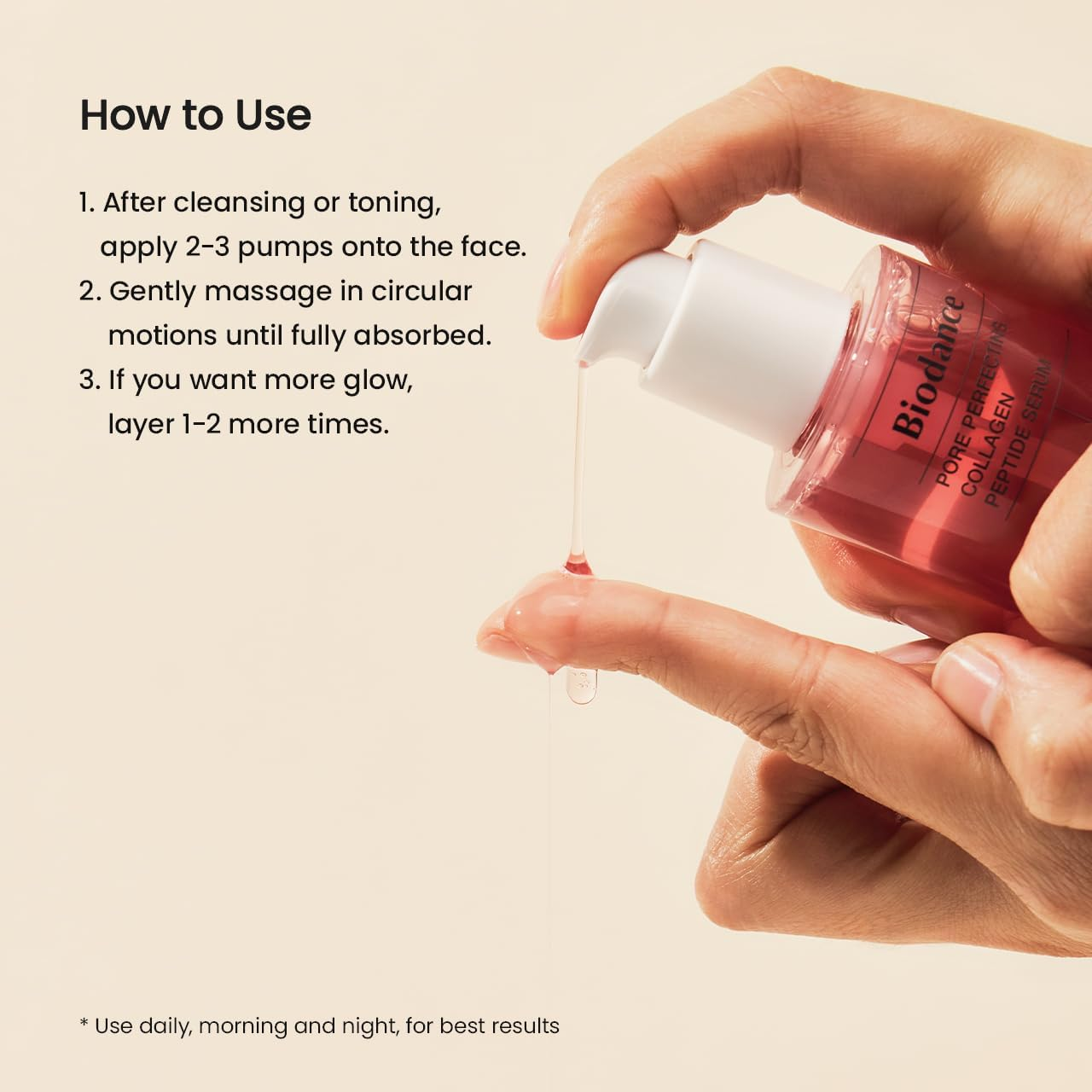 BIODANCE Pore Perfecting Collagen Peptide Serum 8 skincare-kbeauty-glowtime-biodance pore perfecting collagen petide serum