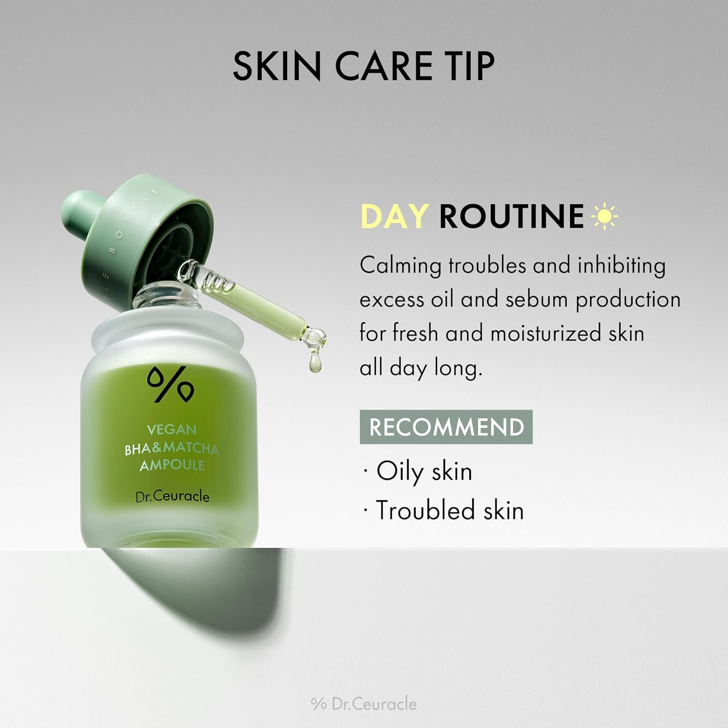 DR CEURACLE Vegan BHA & Matcha Ampoule 6 skincare-kbeauty-glowtime-dr ceuracle vegan bha matcha ampoule