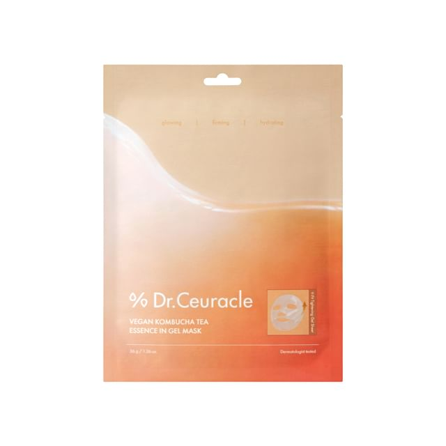DR CEURACLE Vegan Kombucha Tea essence In Gel mask 1 skincare-kbeauty-glowtime-dr ceuracle vegan kombucha tea essence in gel mask