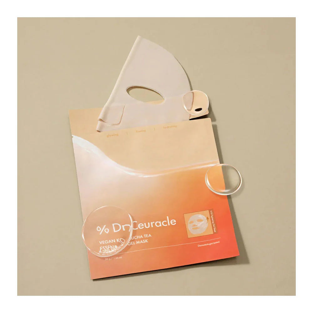 DR CEURACLE Vegan Kombucha Tea essence In Gel mask 4 skincare-kbeauty-glowtime-dr ceuracle vegan kombucha tea essence in gel mask