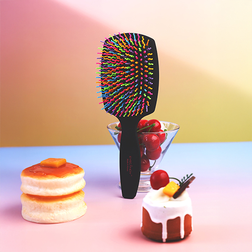 EYECANDY Rainbow Volume S Paddle Brush Black 1 skincare-kbeauty-glowtime-eyecandy rainbow volume S paddle brush
