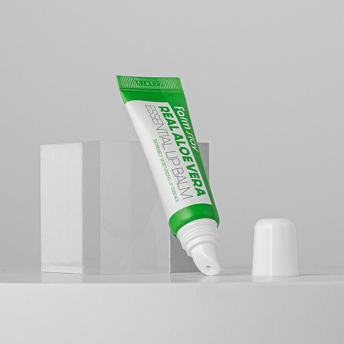 FARM STAY Aloe Vera Essential Balm 10 skincare-kbeauty-glowtime-farm stay aloe vera essential lip balm