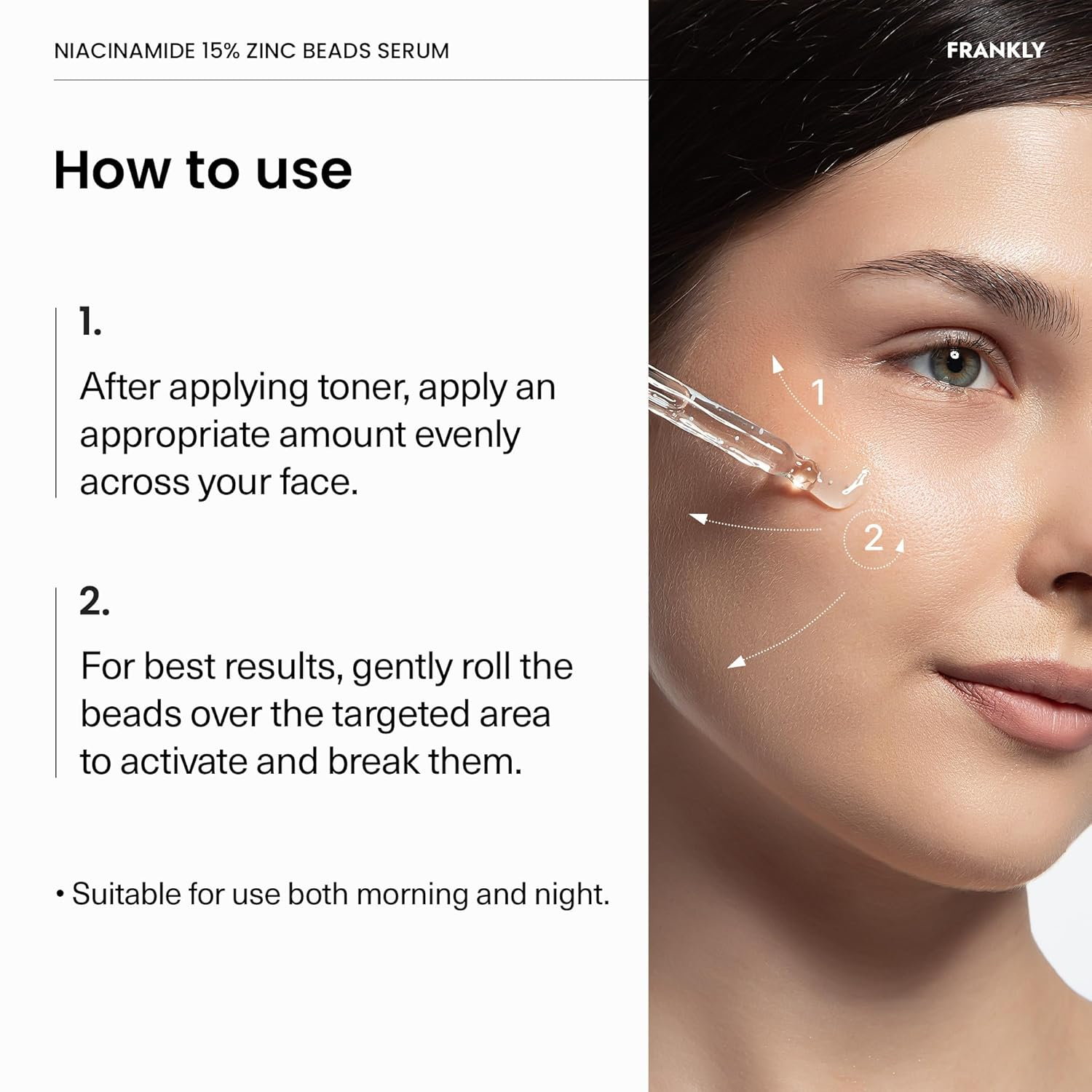 FRANKLY Niacinamide and Zinc Beads Serum 6 skincare-kbeauty-glowtime-frankly niacinamide and zinc beads serum