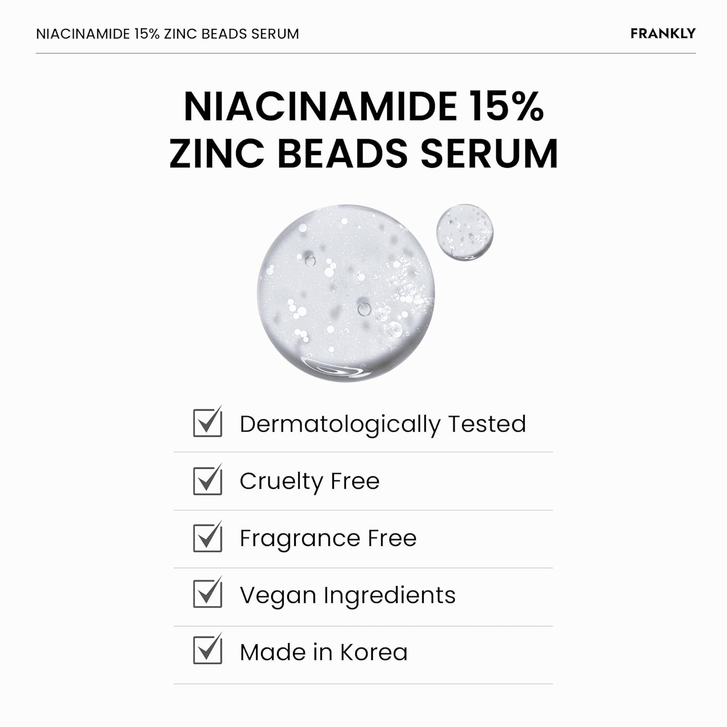 FRANKLY Niacinamide and Zinc Beads Serum 7 skincare-kbeauty-glowtime-frankly niacinamide and zinc beads serum