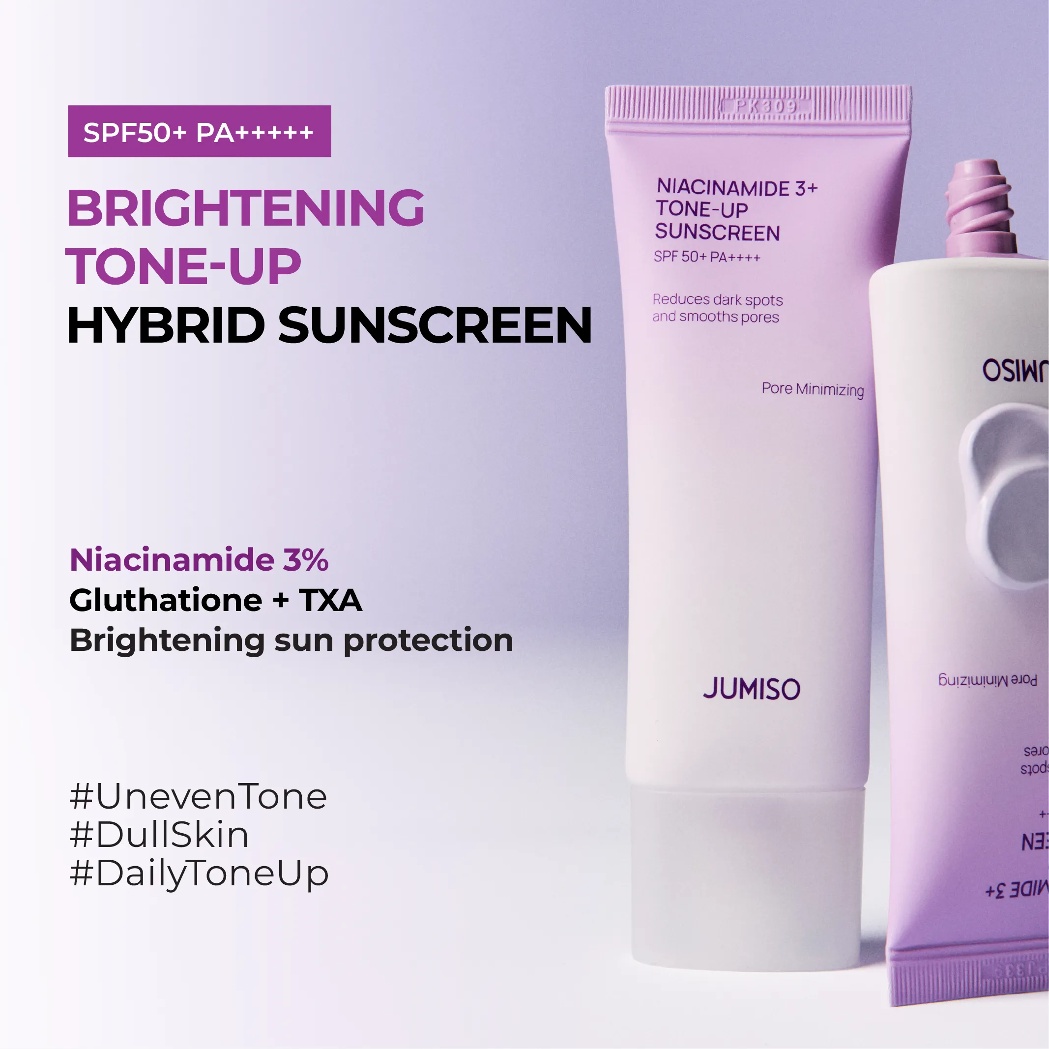 JUMISO Niacinamide 3+ Tone up Sunscreen 2 skincare-kbeauty-glowtime-jumiso niacinamide 3 tone up sunscreen