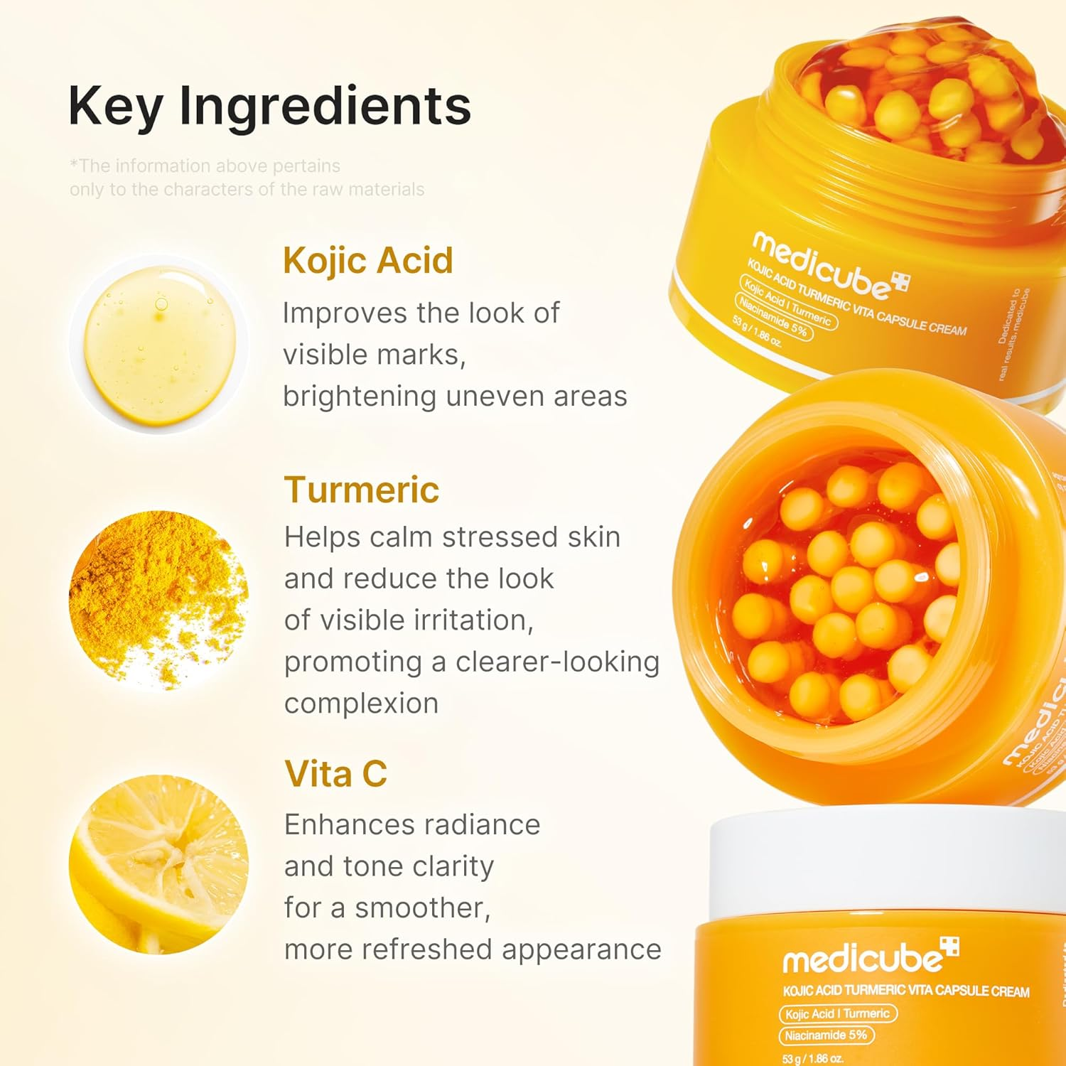 MEDICUBE Kojic Acid Turmeric Vita Capsule Cream 4 skincare-kbeauty-glowtime-medicube kojic acid turmeric viat capsule cream