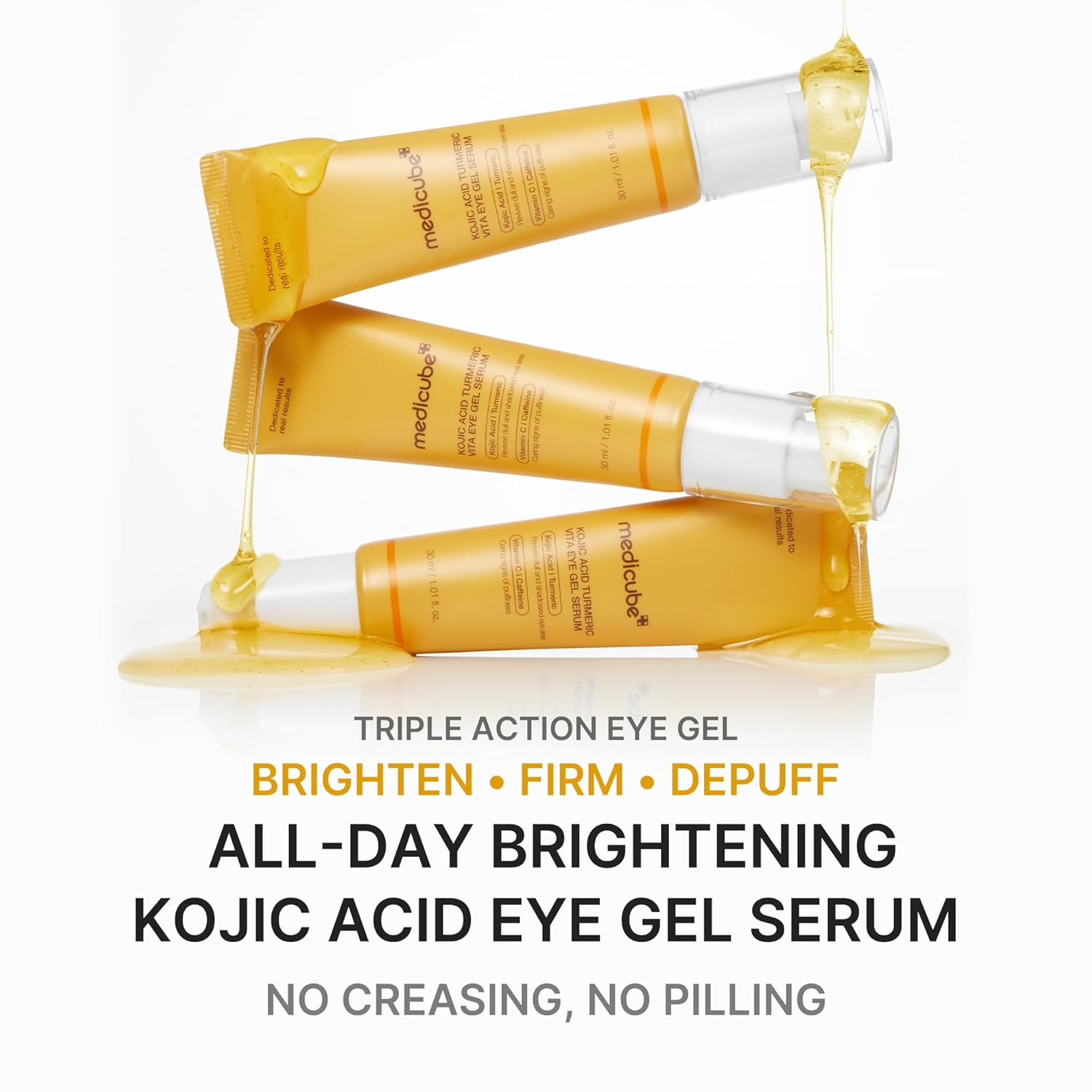 MEDICUBE Kojic Acid Turmeric Vita Eye Gel 3 skincare-kbeauty-glowtime-medicube kojic acid turmeric virta eye gel
