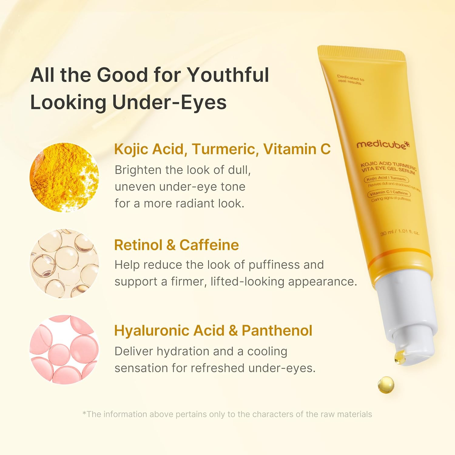 MEDICUBE Kojic Acid Turmeric Vita Eye Gel 4 skincare-kbeauty-glowtime-medicube kojic acid turmeric virta eye gel