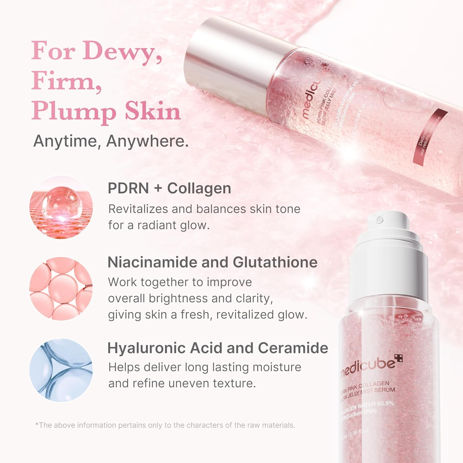 MEDICUBE PDRN Pink Collagen Glow Jelly Mist Serum 4 skincare-kbeauty-glowtime-medicube pdrn pink collagen glow jelly mist serum