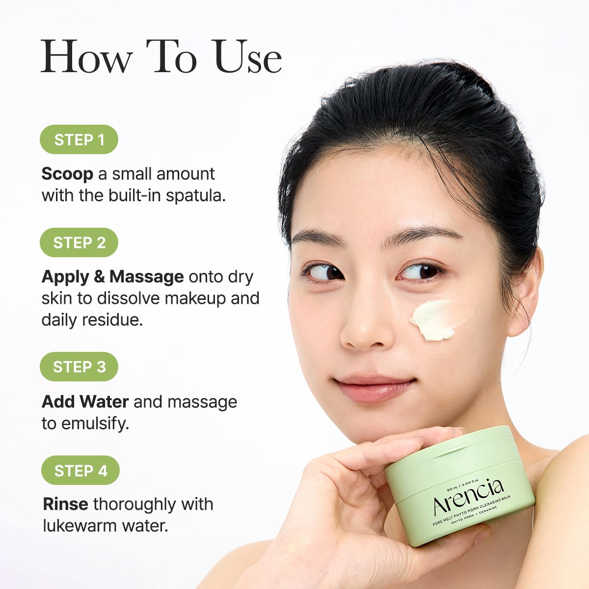 ARENCIA Pore Melt Phyto PDRN Cleansing Balm 9 skincare-kbeauty-glowtime-arencia pore melt phyto pdrn cleansing balm
