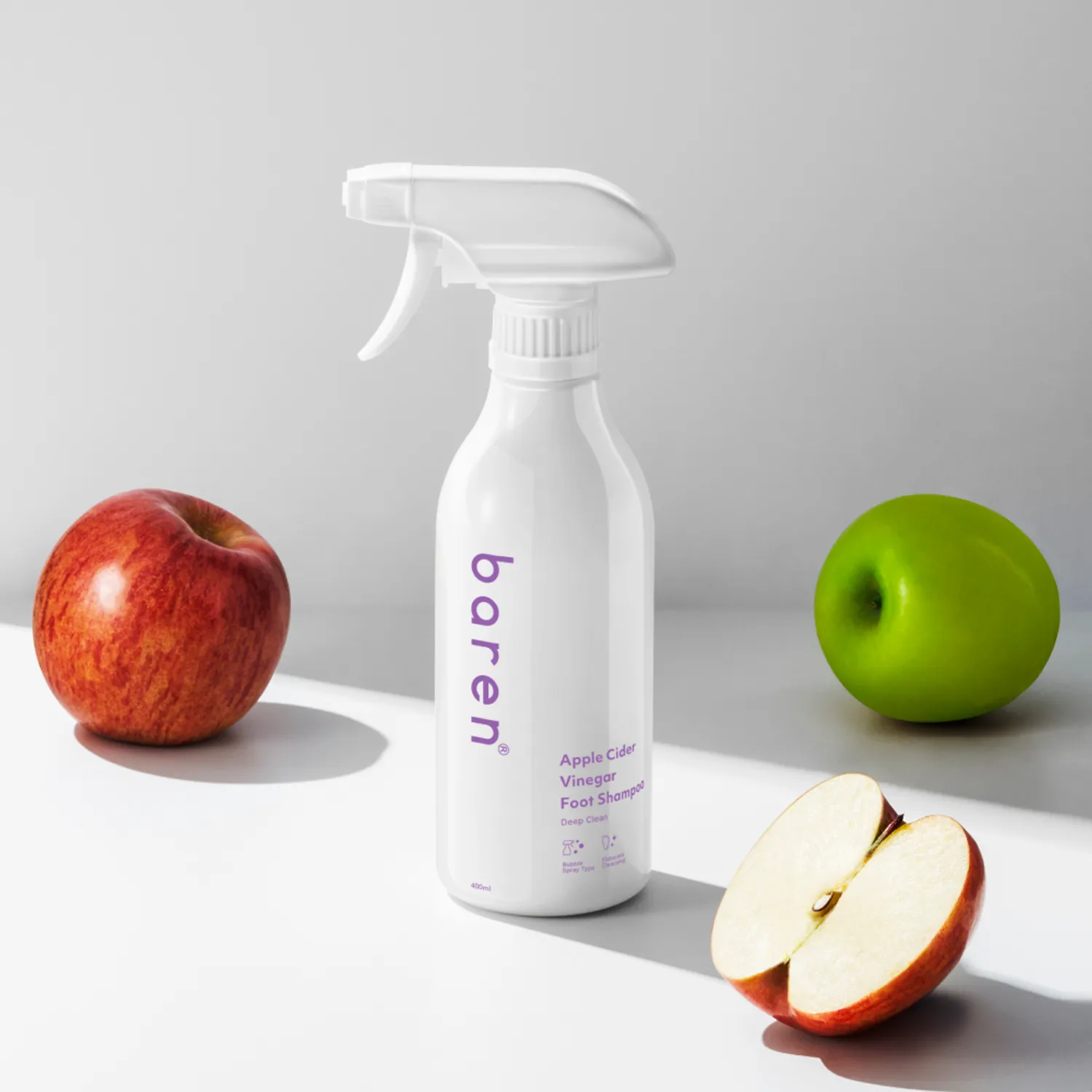 BAREN Apple Cider Vinegar Foot Shampoo 3 skincare-kbeauty-glowtime-baren apple cider vinegar foot shampoo