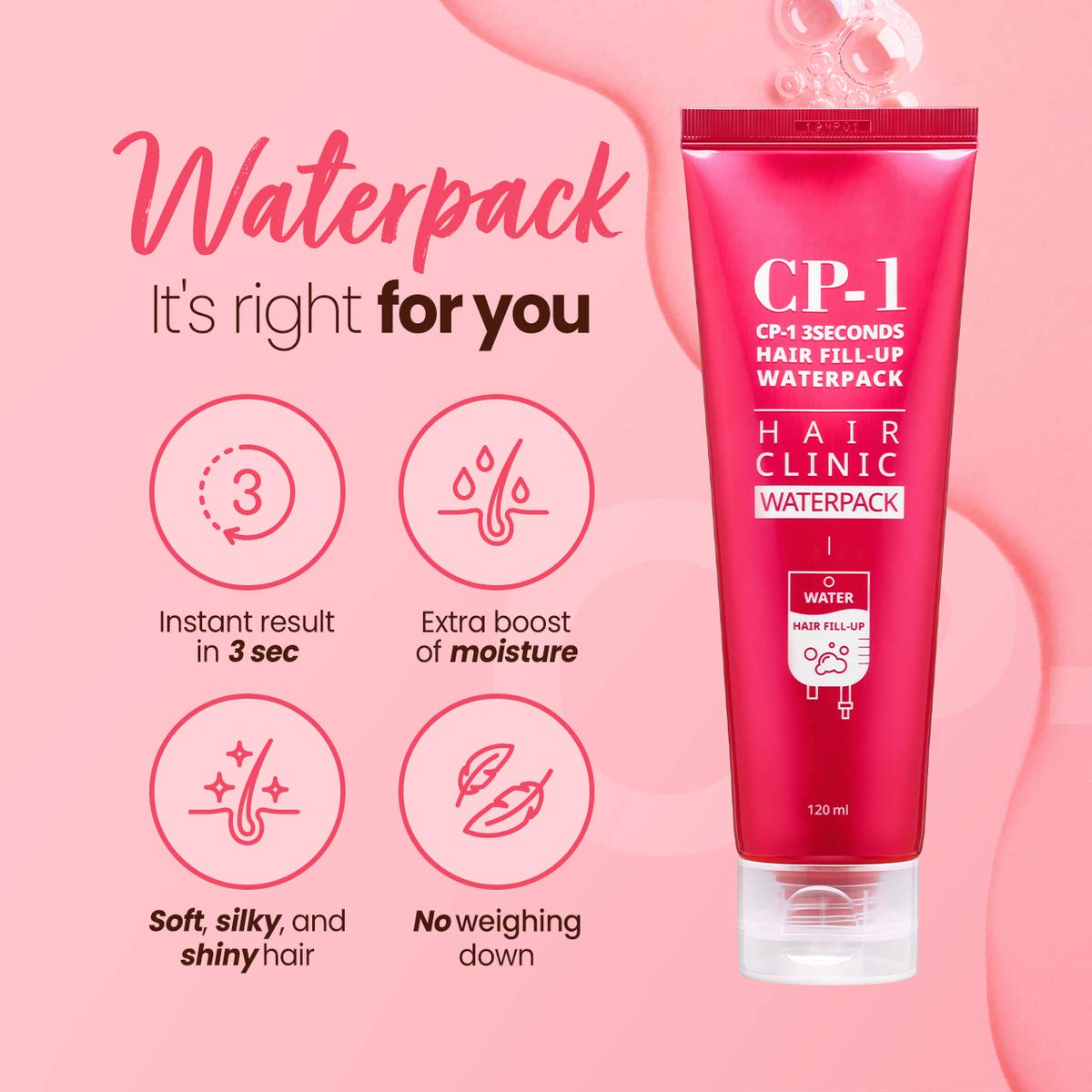 CP-1 3 Seconds Hair Fill up waterpack 5 skincare-kbeauty-glowtime-cp-1 3 seconds hair fill up waterpack