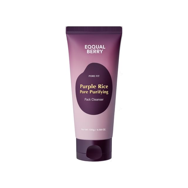 EQQUALBERRY Purple Rice Pore Purifying Pack Cleanser 1 skincare-kbeauty-glowtime-eqqualberry purple rice pore purifying pack cleanser