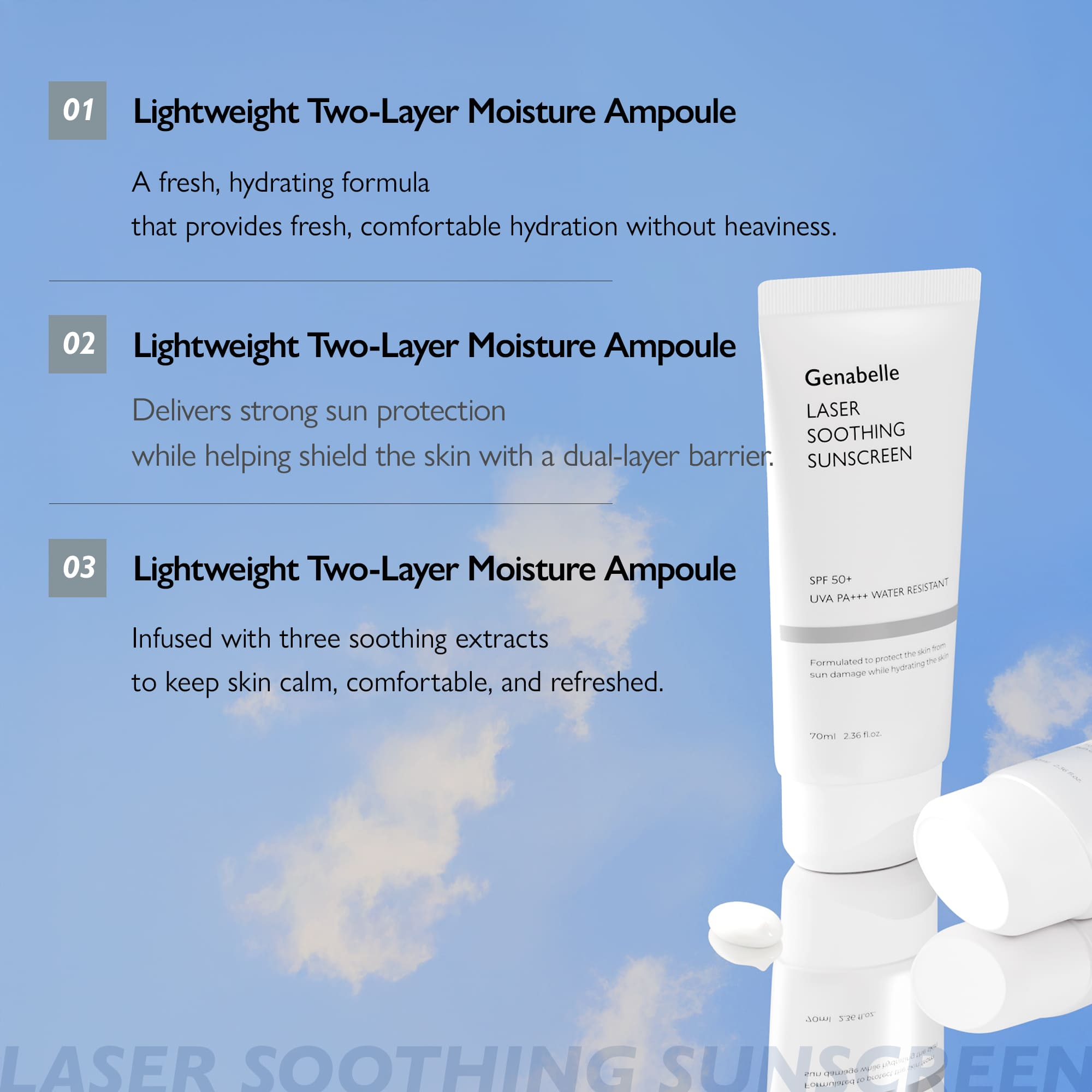 GENABELLE laser soothing sunscreen 5 skincare-kbeauty-glowtime-genabelle laser soothing sunscreen